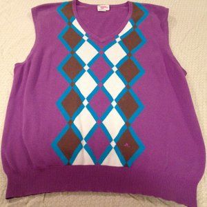 J. Lindeberg Argyle Sweater Vest
